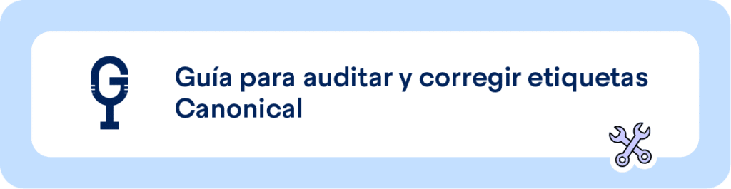 guía para auditar y corregir etiquetas canonical
