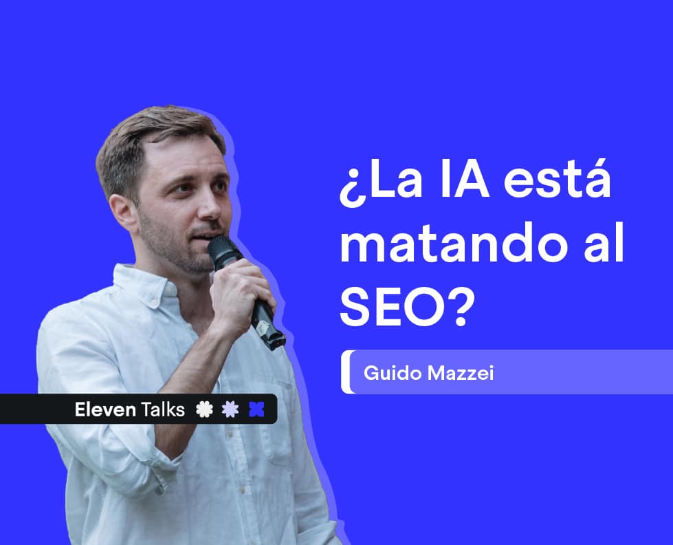 Placa de portada de episodio Eleven Talks, El SEO murió