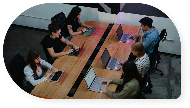 Equipo trabajando